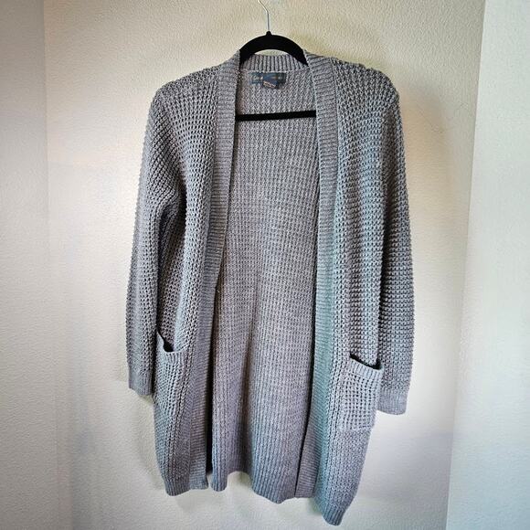 Emma Expressions Grey Open Front Cardigan- Women's Small- Estimated Retail $25 - Picture 1 of 3